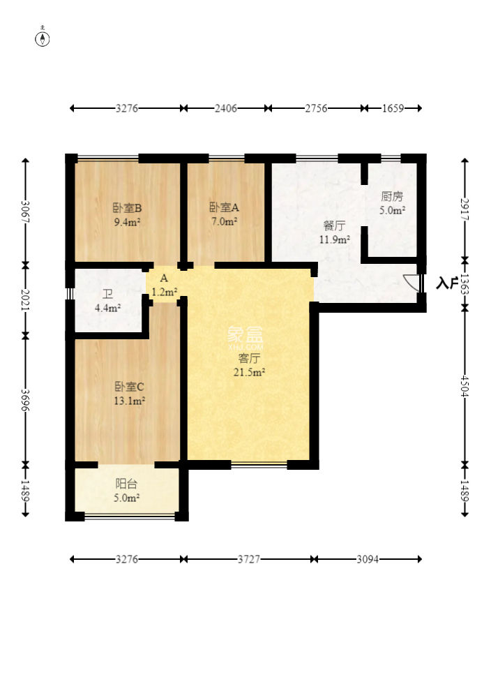 福天藏郡院子  3室2厅1卫   72.00万