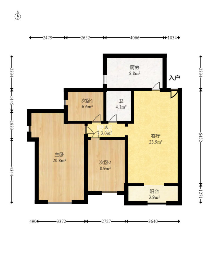 秀峰景园（领秀峰）  3室2厅2卫    53.8万