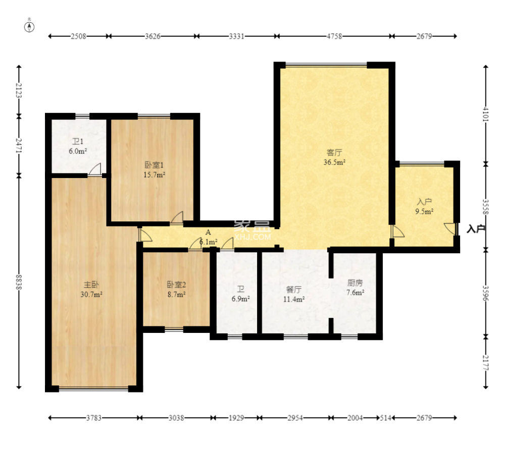 蟠龙欣苑  4室2厅2卫    78.8万