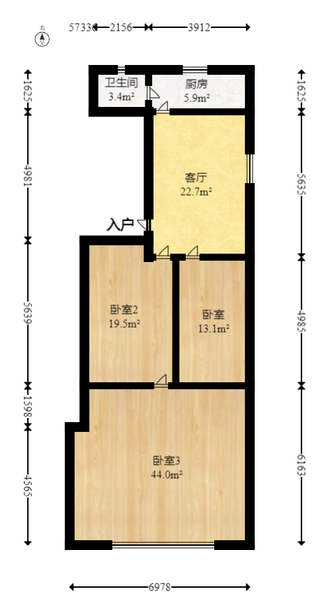 泉塘小区  10室4厅4卫   450.00万室内图1