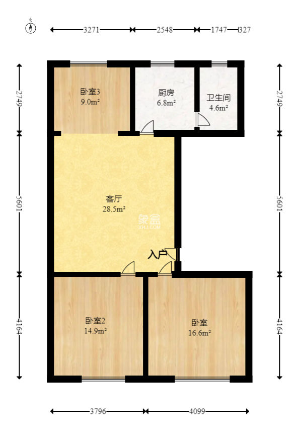 泉塘小区  4室2厅1卫   288.00万
