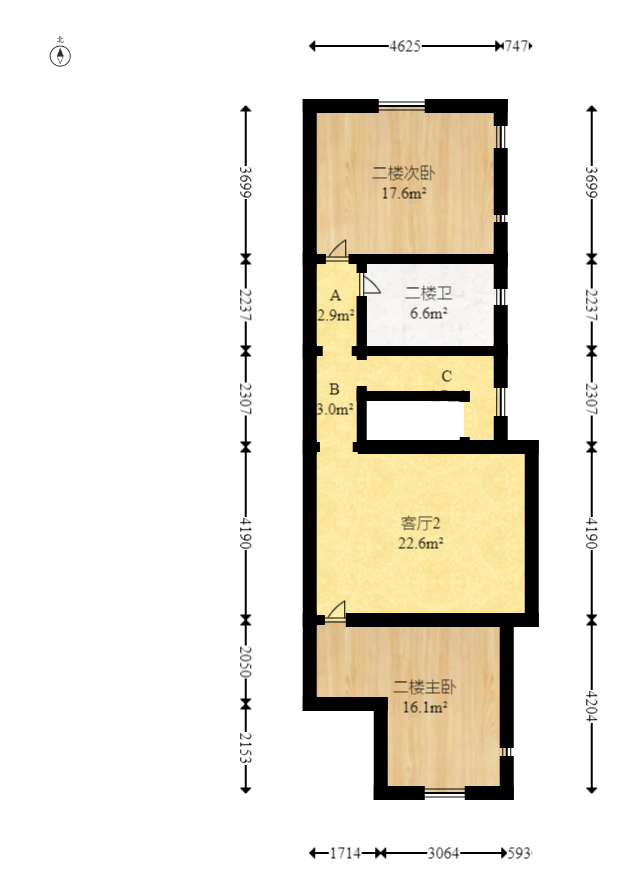 万业巴厘岛 5室3厅1卫 320.0万 万业巴厘岛 5室3厅1卫 320.0万户型图