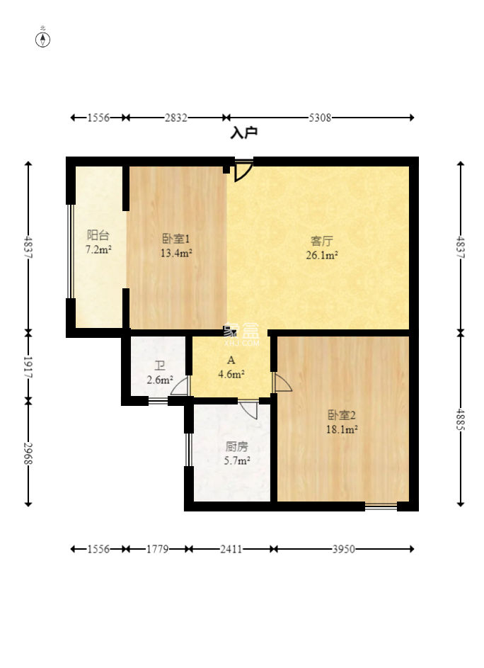 曙光领峰（曙光家园）  2室1厅0卫    62.8万