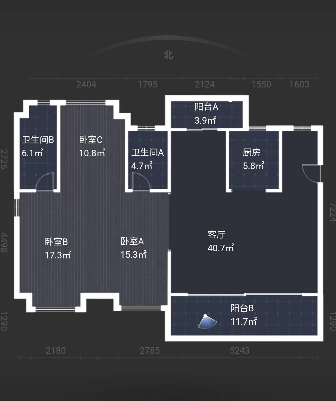 建发央著  4室2厅2卫   109.00万