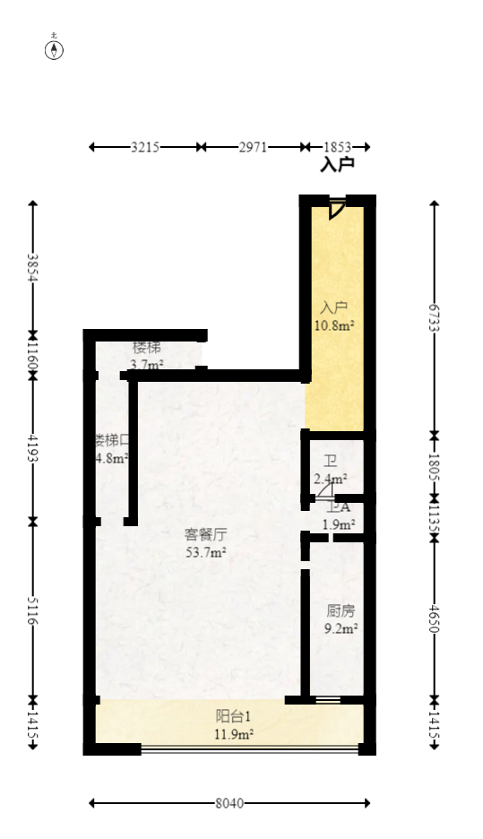 香格里嘉园  4室2厅2卫   150.00万室内图1