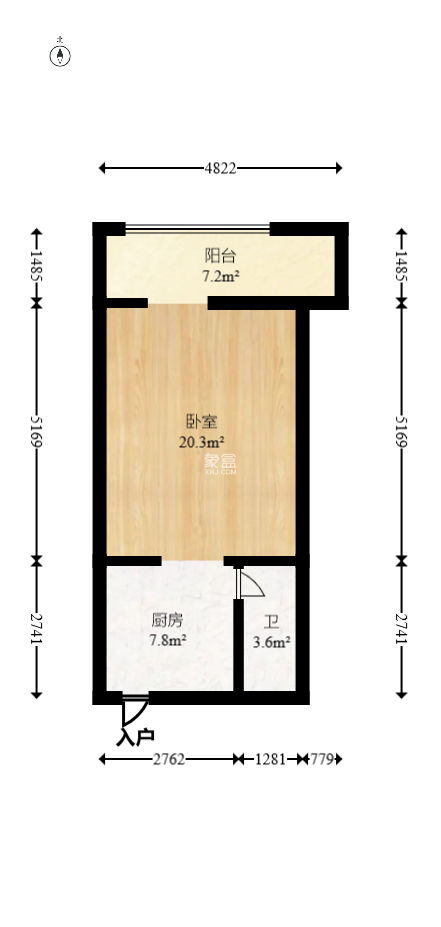 如果爱  1室1厅1卫   34.80万