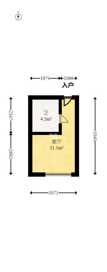 奥园城市天骄一期  1室1厅1卫    19.99万