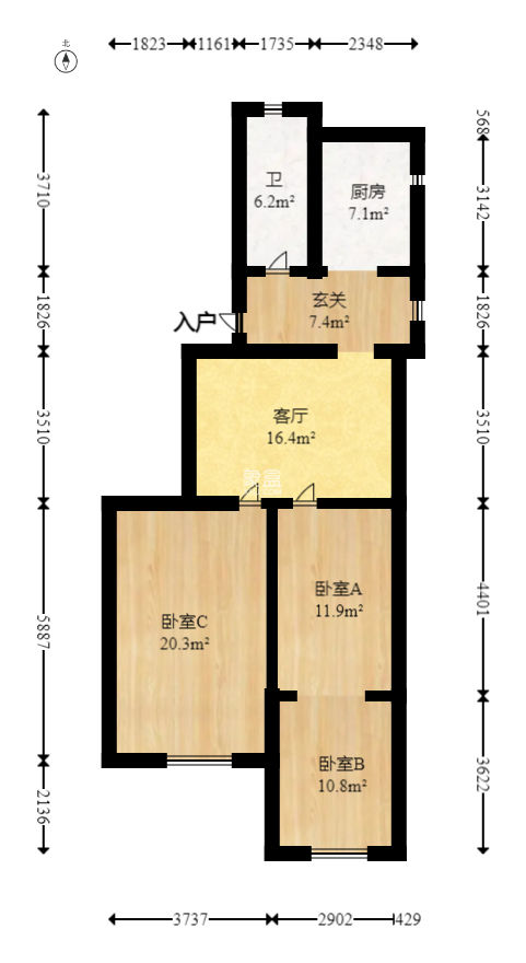 便河邊人大宿舍（長(zhǎng)沙市人大常委會(huì)家屬區(qū)）  2室2廳1衛(wèi)   80.00萬(wàn)