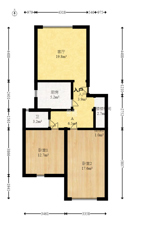 东方新城  4室2厅2卫   78.00万