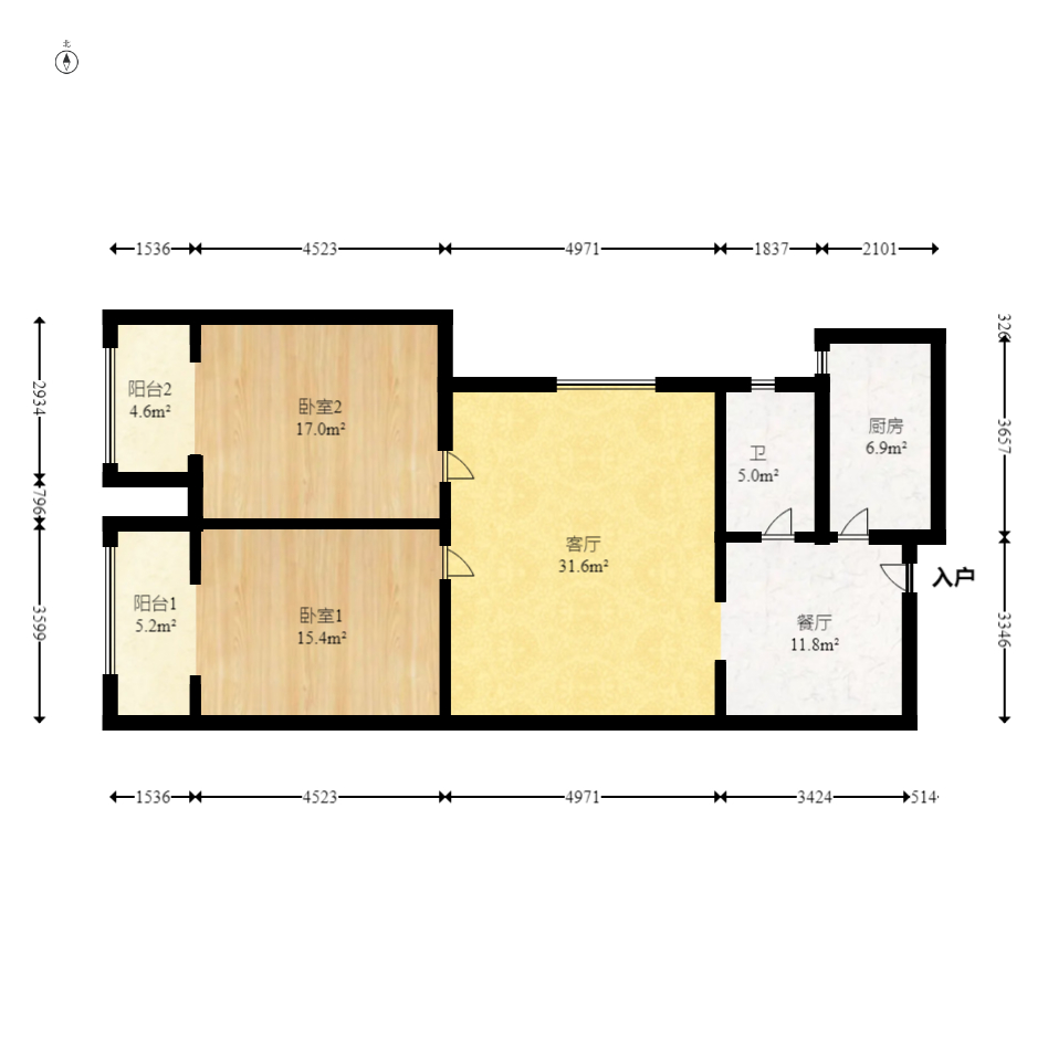 芙蓉蓉苑  2室2厅1卫    91.8万 芙蓉蓉苑  2室2厅1卫    91.8万户型图