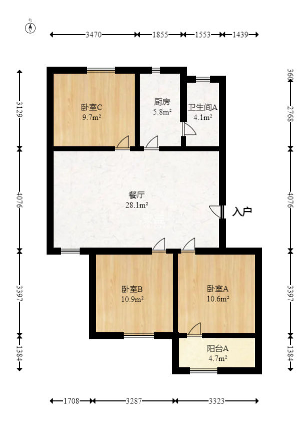 长坡社区  3室2厅1卫   41.00万