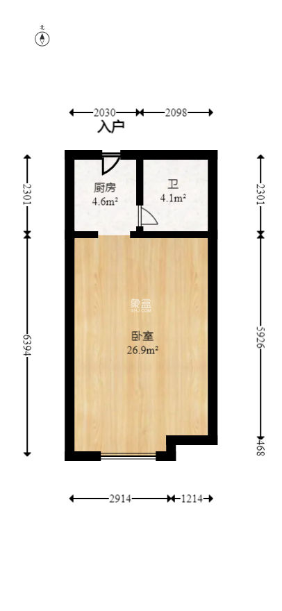 天健芙蓉盛世一期 1室1廳1衛 36.80萬