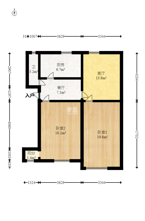 砂子塘社区  3室1厅1卫   71.80万