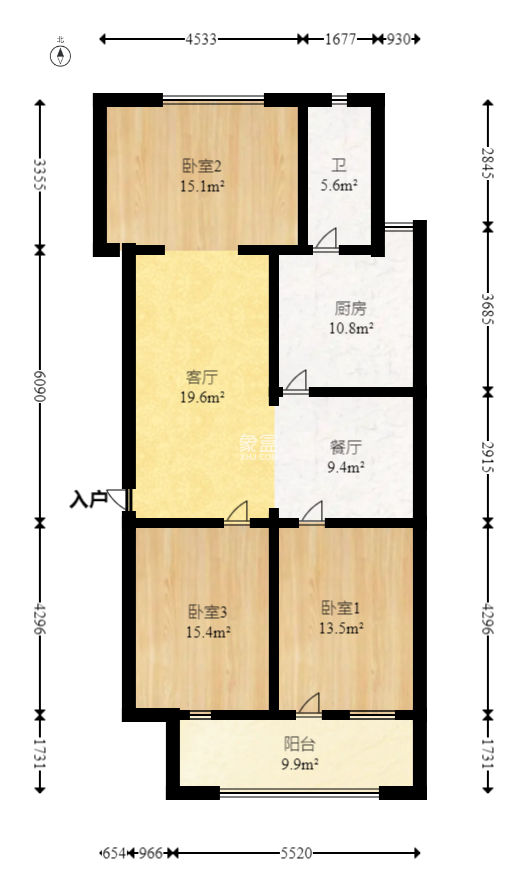 警校新村 3室2廳1衛 50.00萬