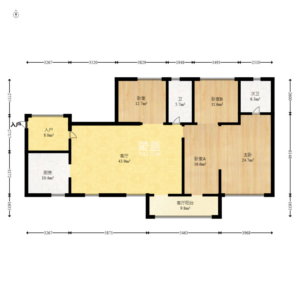 華潤鳳凰城二期 5室2廳2衛 108.00萬