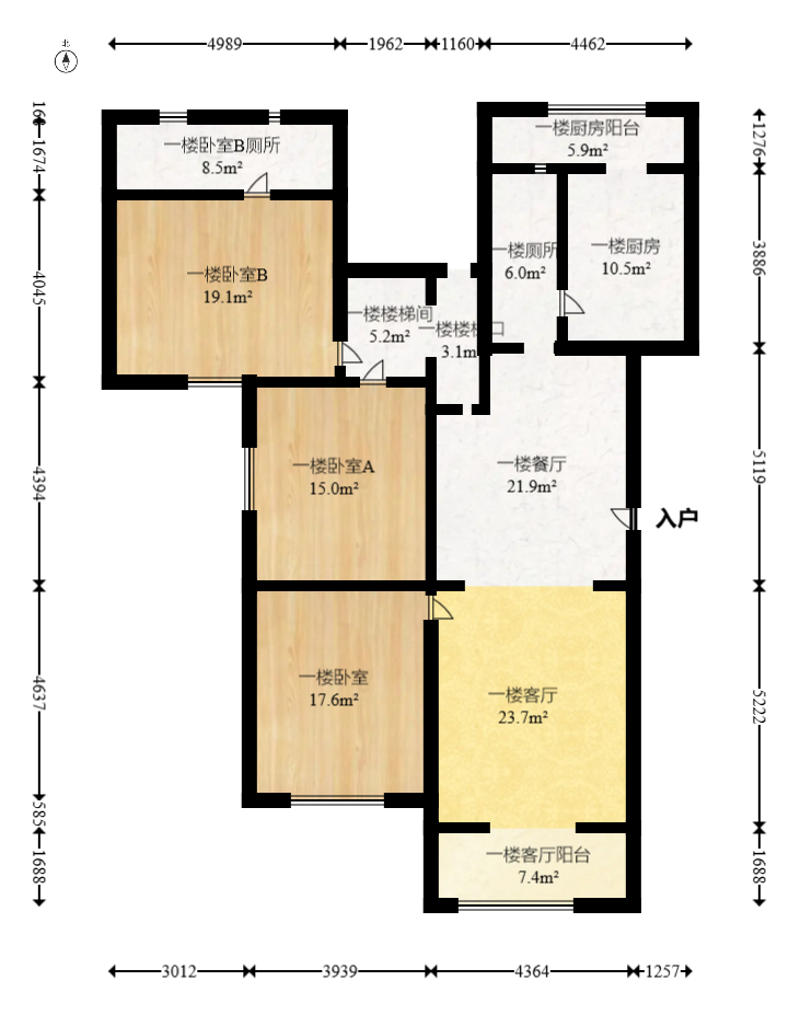 洋湖18克拉(旷远洋湖18克拉)  4室2厅1卫    248.0万 洋湖18克拉(旷远洋湖18克拉)  4室2厅1卫    248.0万户型图
