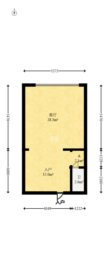 印象天心  1室1厅1卫   63.00万
