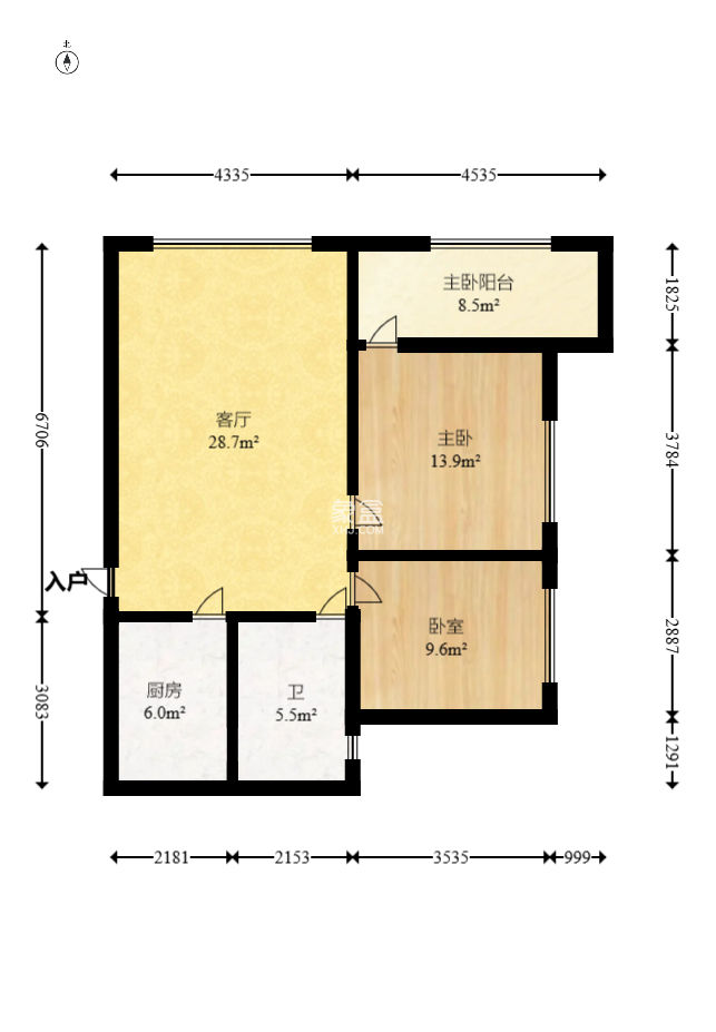 晶华美地  2室1厅1卫    56.0万
