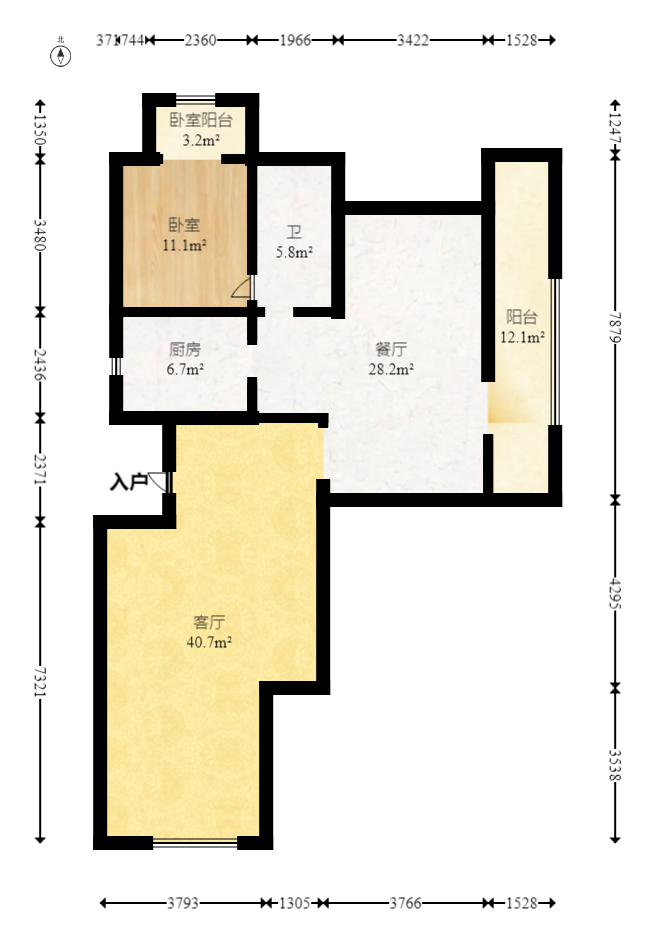 中交建发松雅院  4室2厅3卫   152.80万室内图1