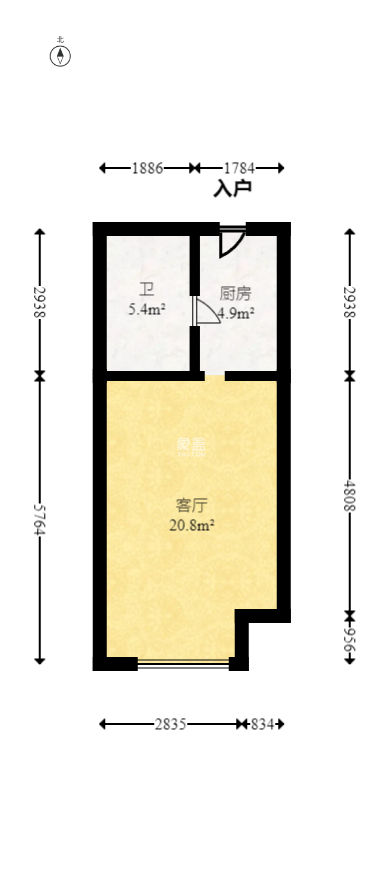 达美溪湖湾  2室1厅1卫   50.00万