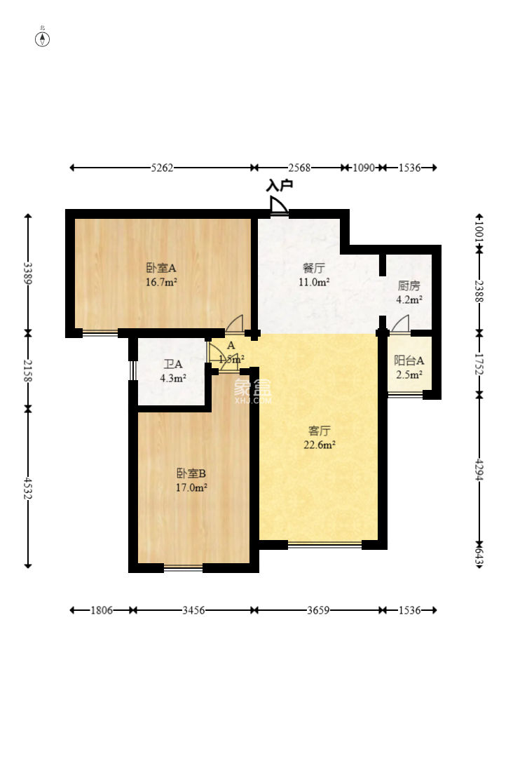 五礦萬境水岸二期（五礦萬境水岸和苑）  2室2廳1衛(wèi)   99.00萬