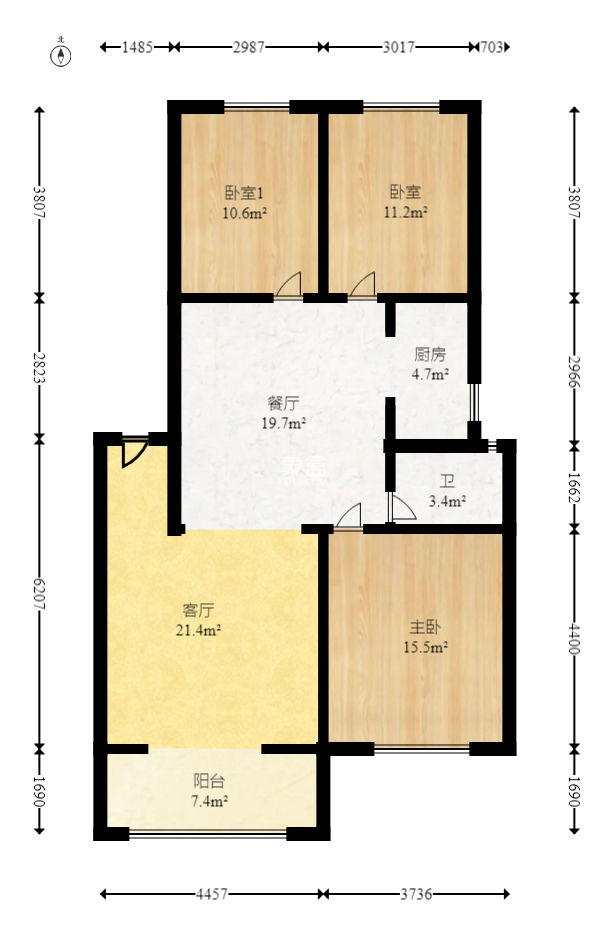 湘瑞家园  4室2厅2卫    50.0万