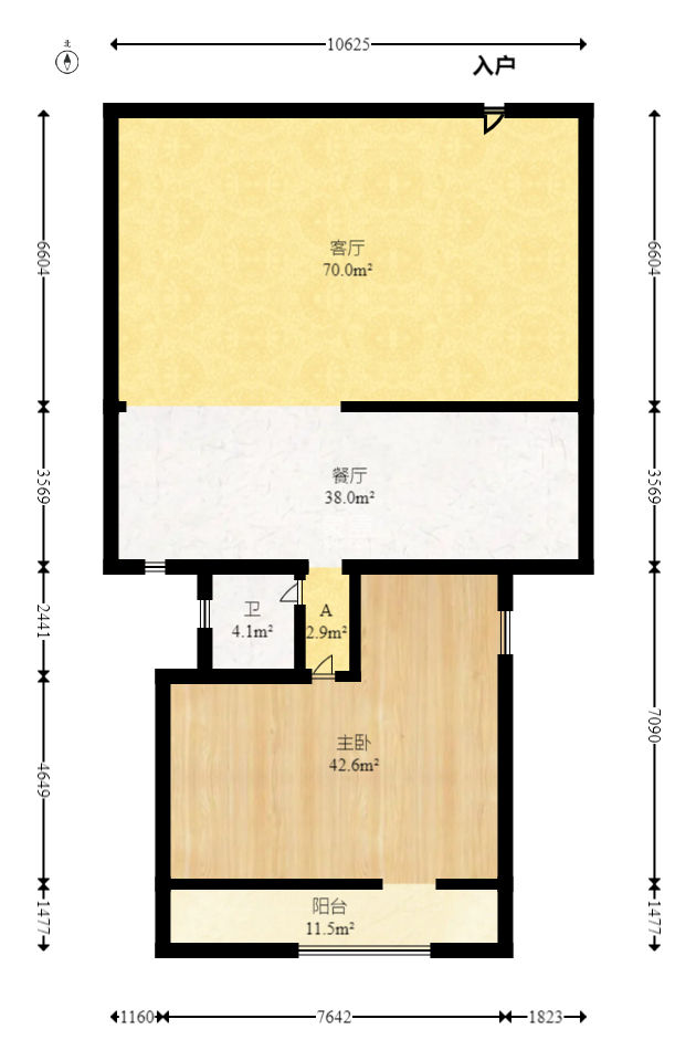 新世界百货（湖南供销大厦）  2室2厅1卫   180.00万