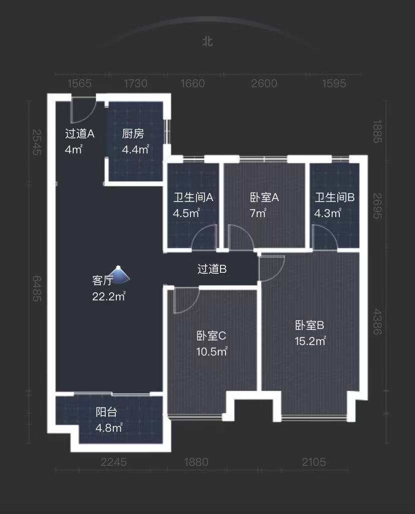 美的铂悦府  3室2厅2卫   50.80万