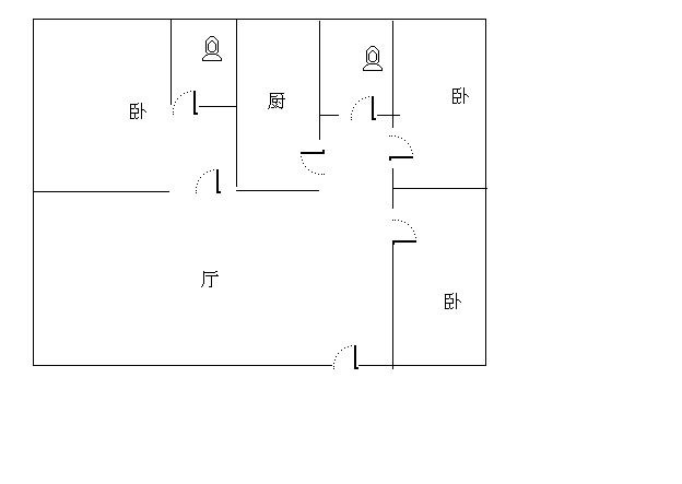 利维公寓  3室2厅2卫    176.66万客厅