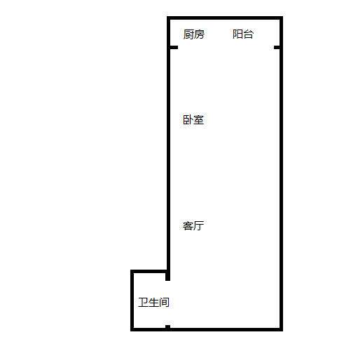 金海嘉园  1室1厅1卫   60.00万客厅