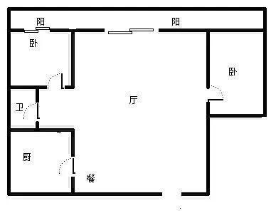 蓝海豪苑  2室2厅1卫   289.00万