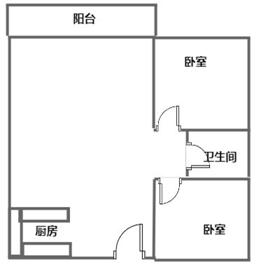 凤凰水城南岸  2室2厅1卫   200.00万客厅