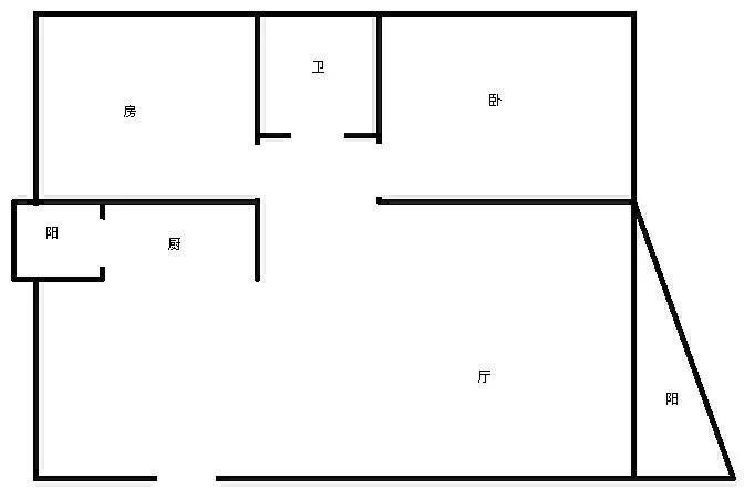 凯丰花园  2室2厅1卫   230.00万