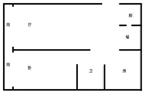 海岸名都  2室2厅1卫   420.00万客厅