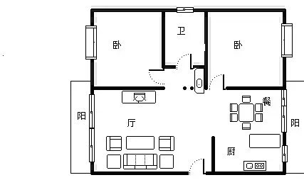 海岳半岛城邦  2室1厅1卫   265.00万