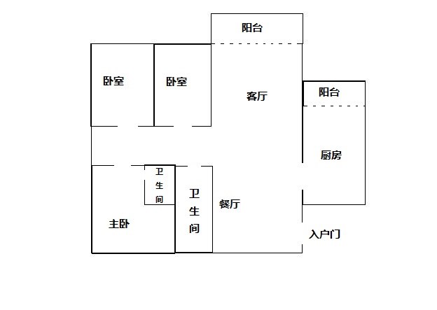 凤凰山居  3室2厅2卫   260.00万