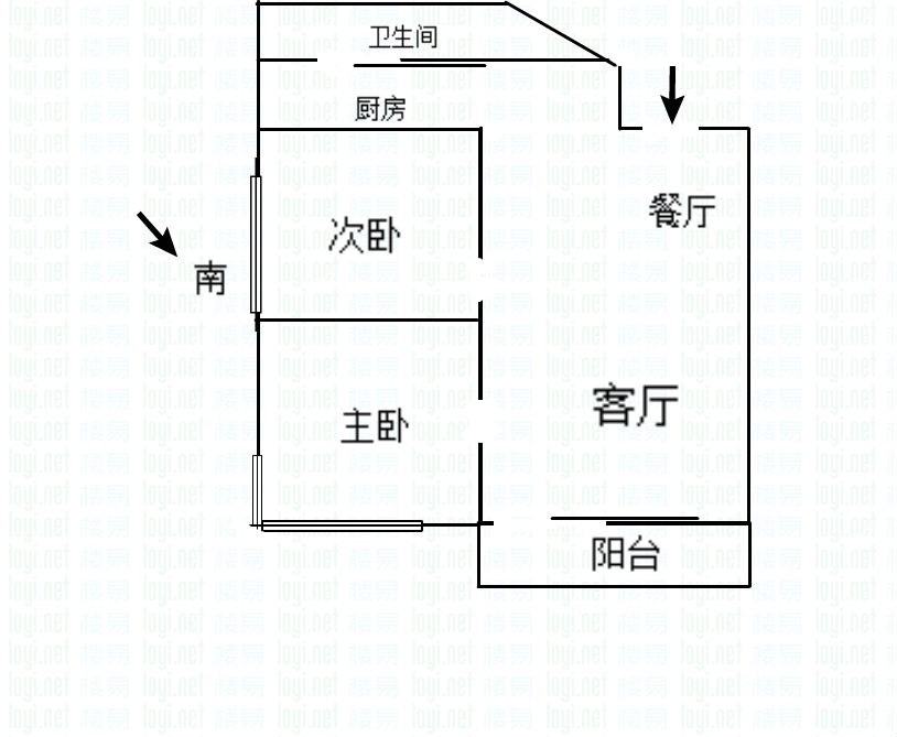 海岳半岛城邦  2室1厅1卫   250.00万