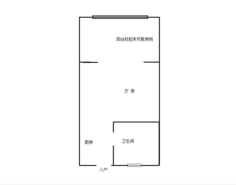 金棕榈  1室1厅1卫   120.00万