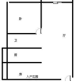 鸿洲佳园  1室1厅1卫   160.00万