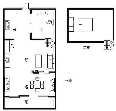 山水晴湾  2室1厅1卫   195.00万