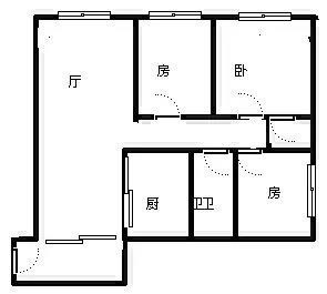 鸿洲香榭左岸  3室2厅2卫   460.00万客厅