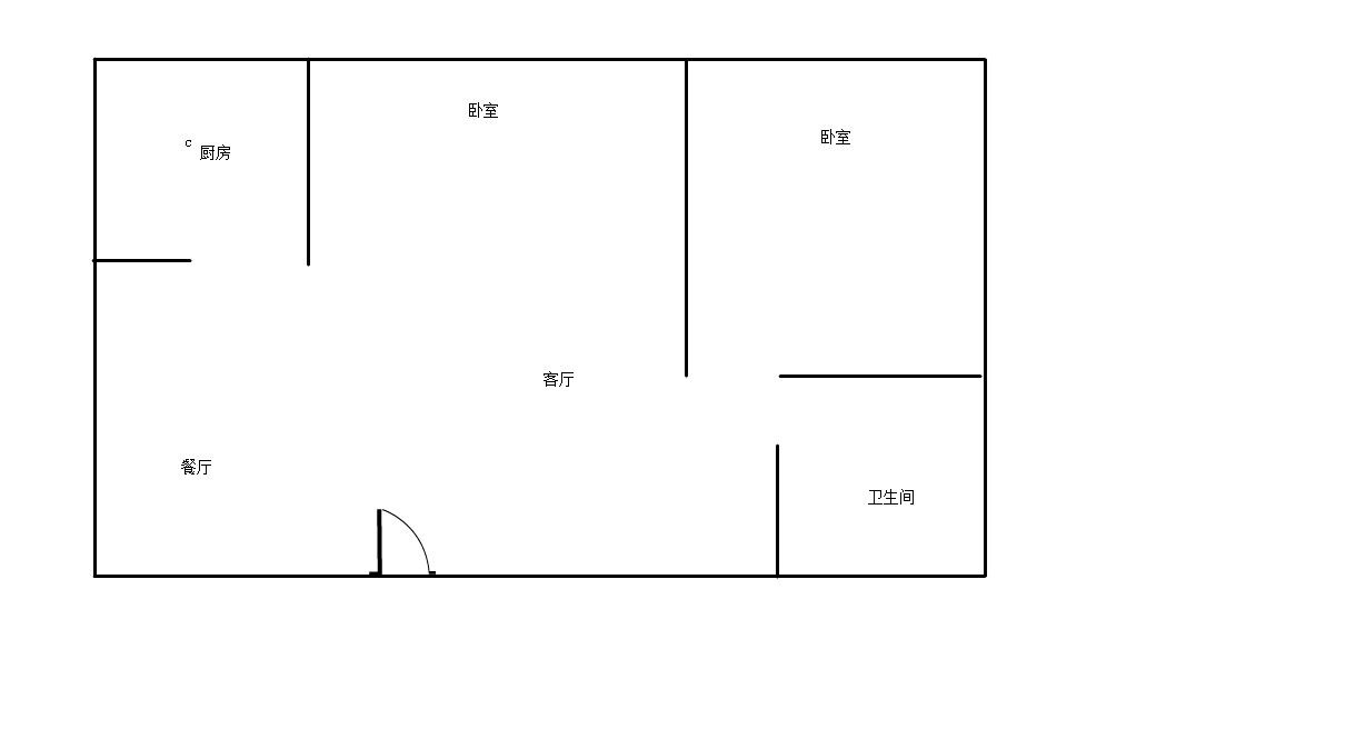 远洋公馆  2室1厅1卫   140.00万