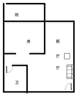 碧海蓝天  1室1厅1卫   136.00万