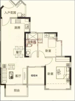 卓达东方巴哈马三期自由港湾  3室2厅2卫   230.00万客厅