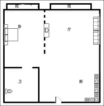 凤凰水城  1室1厅1卫   128.00万