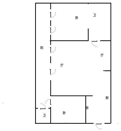 双海湾（半山半岛）二期  2室2厅2卫   850.00万客厅