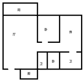 海韵假日休闲公寓  3室2厅2卫   300.00万