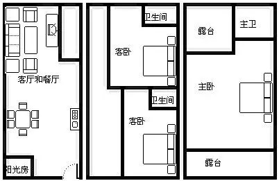 凤凰水城凤凰湾别墅(新)  5室3厅3卫   830.00万客厅