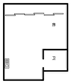 华庭天下  1室1厅1卫   112.00万客厅