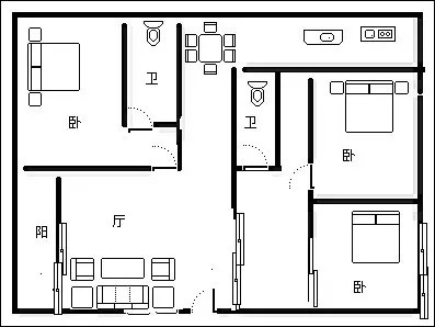 和兴家园  3室2厅2卫   465.00万